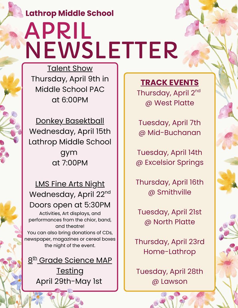 April Newsletter