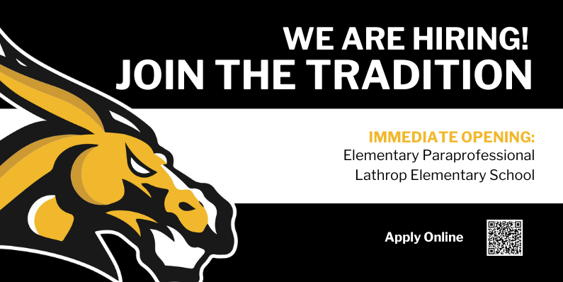 QR Code to Apply for Immediate Opening - Elementary Paraprofessional