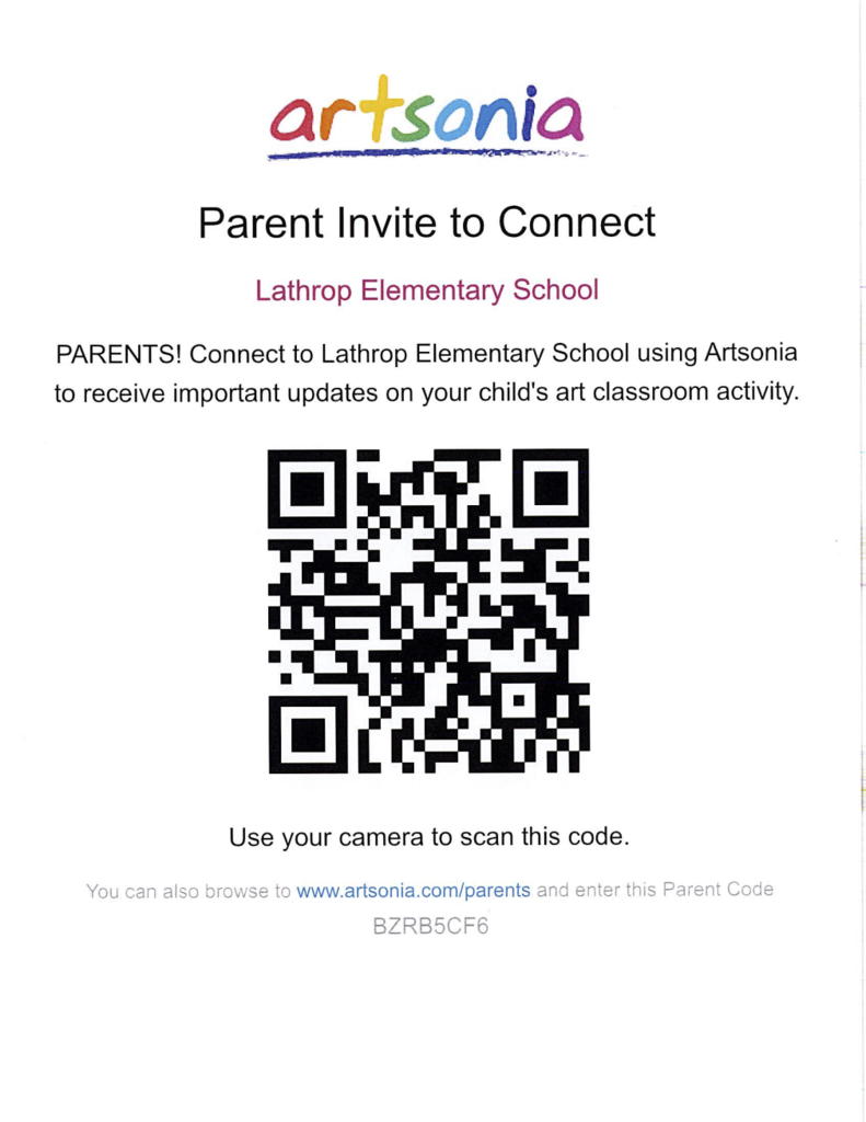 Artsonia Parent Connect