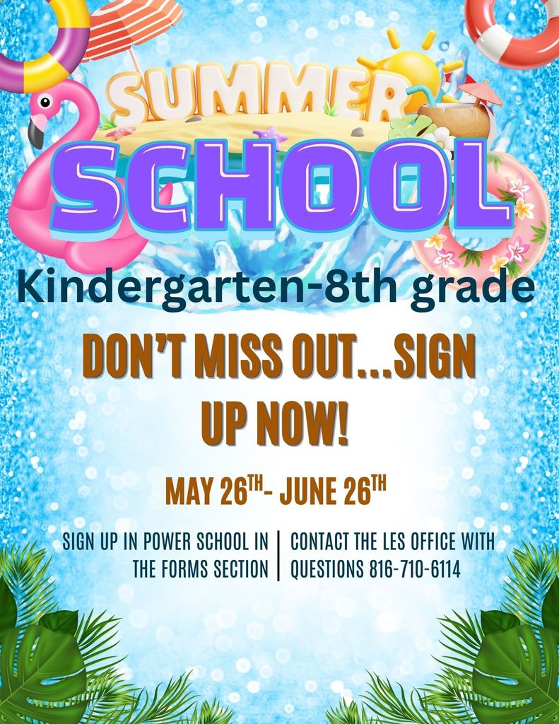 Summer School reminder