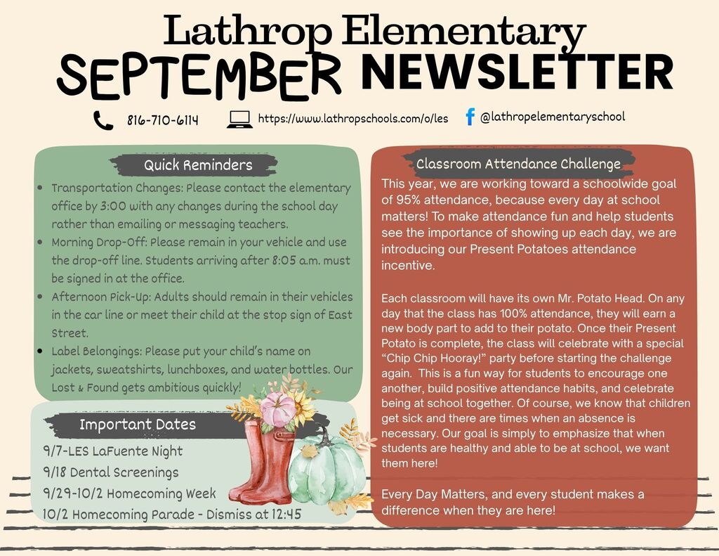 September Newsletter