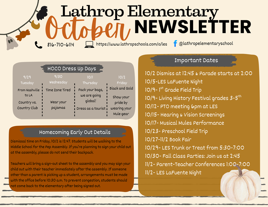 October LES Newsletter