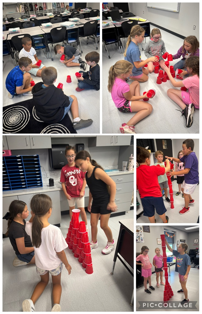 Mrs. Johnston’s 4th Grade Science Class learned about Mindsets in Science last week. They had to have a Growth Mindset, resilience, curiosity, persistence, and creativity to build the tallest tower. 