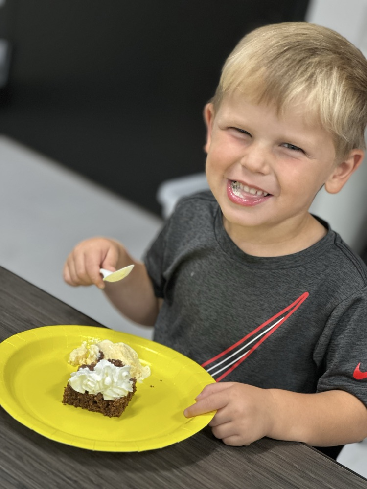 It only took Mrs. Fortner’s class 30 days to earn one dozen Brownie points (compliments in the hallway)! Today they celebrated with brownies and ice cream!
