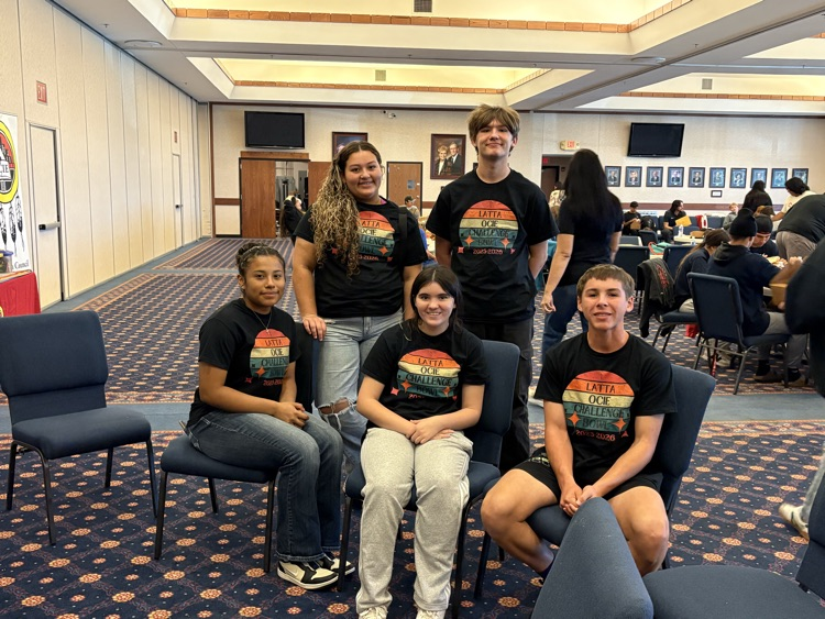 Today the Latta Native American Challenge Bowl Team competed in the Oklahoma Council for Indian Education Challenge Bowl. These students worked hard and competed well today. Congratulations students and coaches.