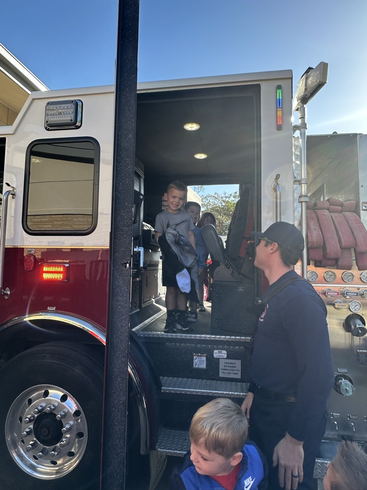Latta Pre-K classes learned about Community Helpers this week. They took a field trip to the Ada Fire Station and had visits from a State Trooper and Air Evac Life Team!
