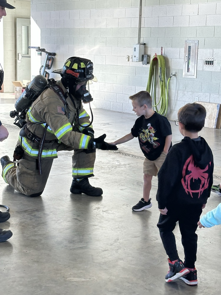 Latta Pre-K classes learned about Community Helpers this week. They took a field trip to the Ada Fire Station and had visits from a State Trooper and Air Evac Life Team!
