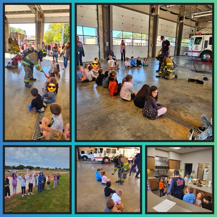 Latta Pre-K classes learned about Community Helpers this week. They took a field trip to the Ada Fire Station and had visits from a State Trooper and Air Evac Life Team!