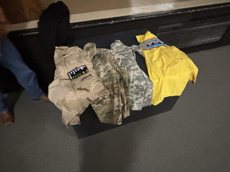 We would like to thank Bo Whitekiller and Cliff Tanyan for speaking to the high school and middle school Latta Native American clubs today. Thanks Bo for sharing your work and life experiences with our kids today.