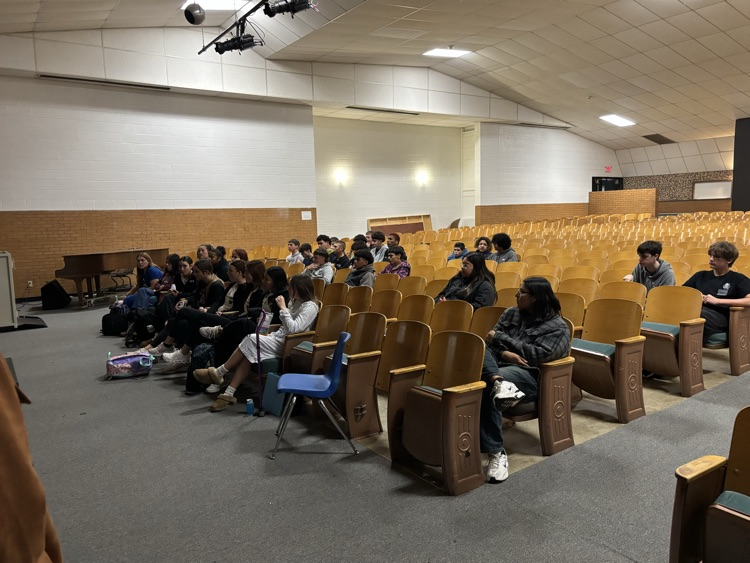 We would like to thank Bo Whitekiller and Cliff Tanyan for speaking to the high school and middle school Latta Native American clubs today. Thanks Bo for sharing your work and life experiences with our kids today.