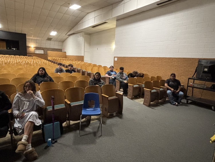 We would like to thank Bo Whitekiller and Cliff Tanyan for speaking to the high school and middle school Latta Native American clubs today. Thanks Bo for sharing your work and life experiences with our kids today.