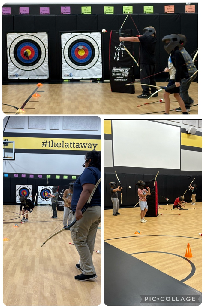 We want to thank the Chickasaw Nation's Public School Program for coming to Latta Elementary &  teaching Coach Senkel & Coach B's Physical Education classes about the games of Stick Ball & Archery Tag. Our students had a blast!