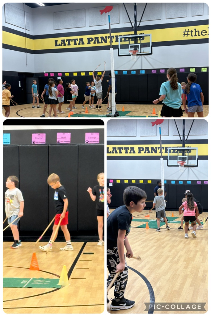 We want to thank the Chickasaw Nation's Public School Program for coming to Latta Elementary &  teaching Coach Senkel & Coach B's Physical Education classes about the games of Stick Ball & Archery Tag. Our students had a blast!