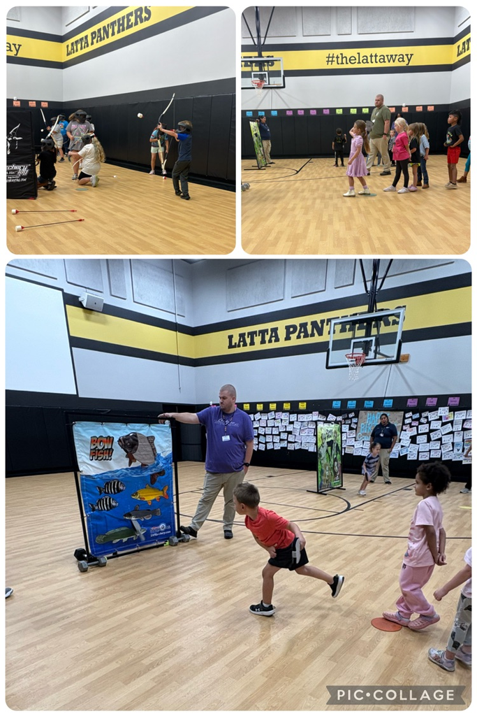 We want to thank the Chickasaw Nation's Public School Program for coming to Latta Elementary &  teaching Coach Senkel & Coach B's Physical Education classes about the games of Stick Ball & Archery Tag. Our students had a blast!