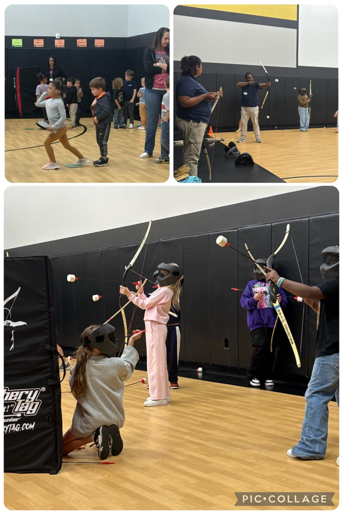 We want to thank the Chickasaw Nation's Public School Program for coming to Latta Elementary &  teaching Coach Senkel & Coach B's Physical Education classes about the games of Stick Ball & Archery Tag. Our students had a blast!