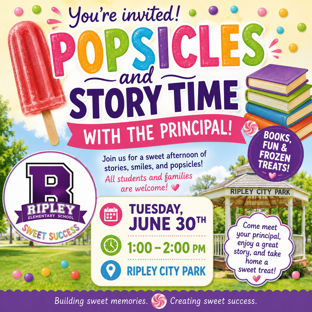 Popsicles with the principal