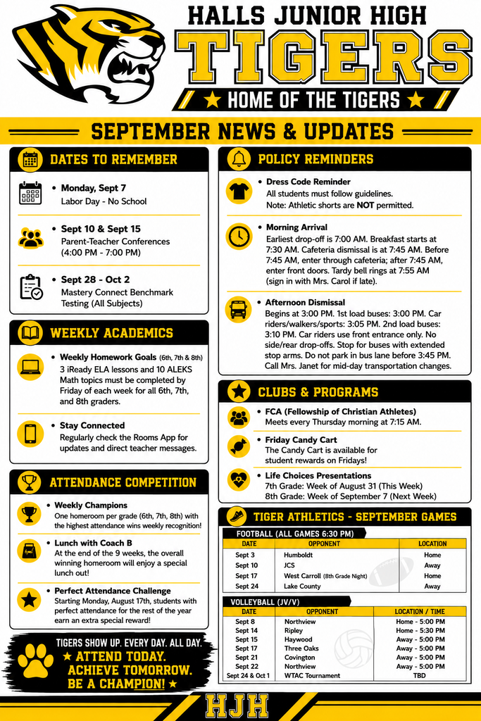 HJH September Newsletter