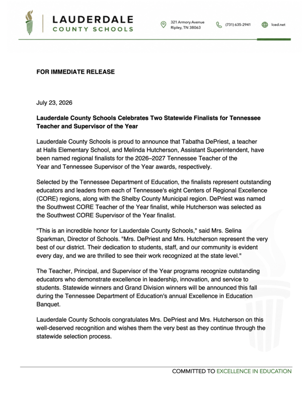 Press Release
