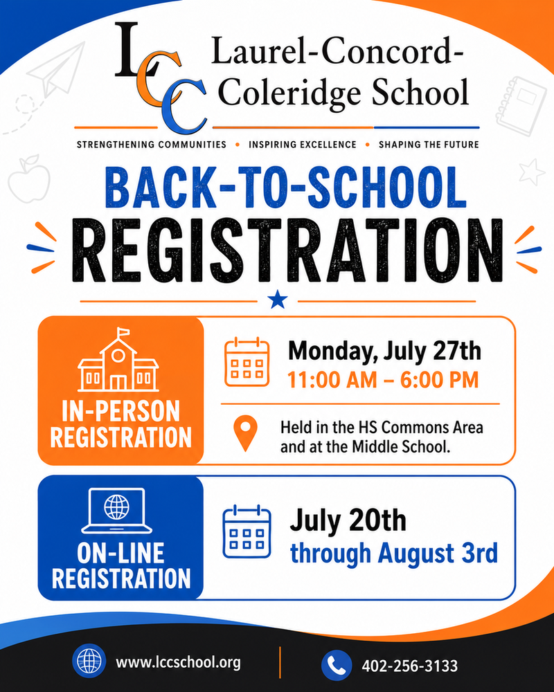 Back to School Registration Info