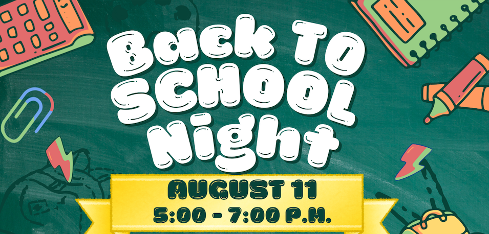 back to school night header