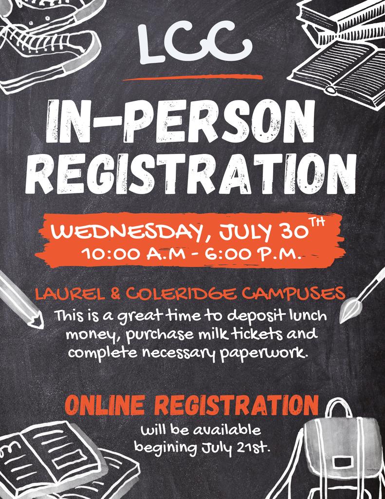 In Person Registration