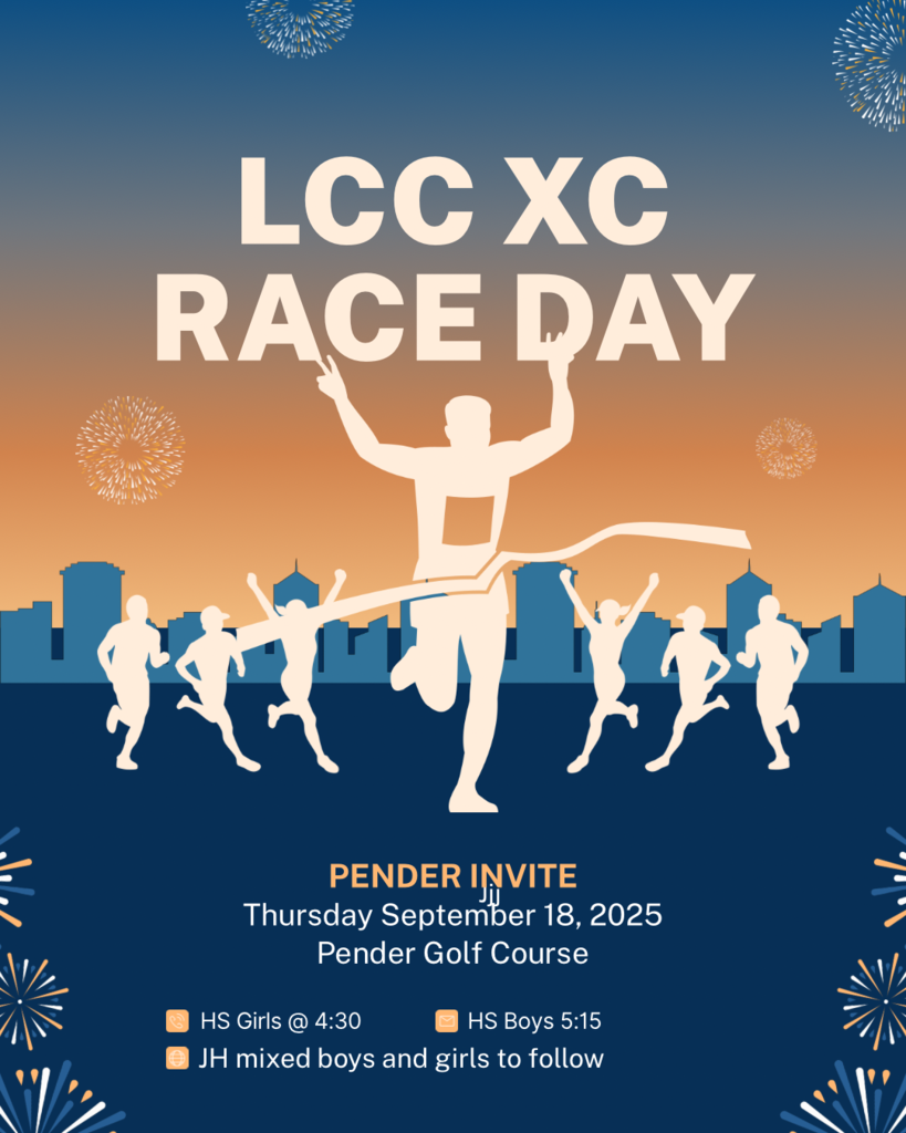 Blue and Orange Modern Marathon Race Instagram Post