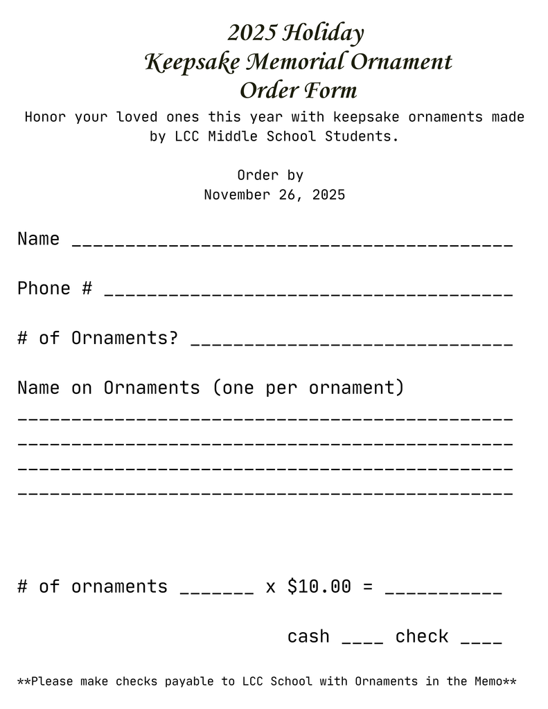 order form