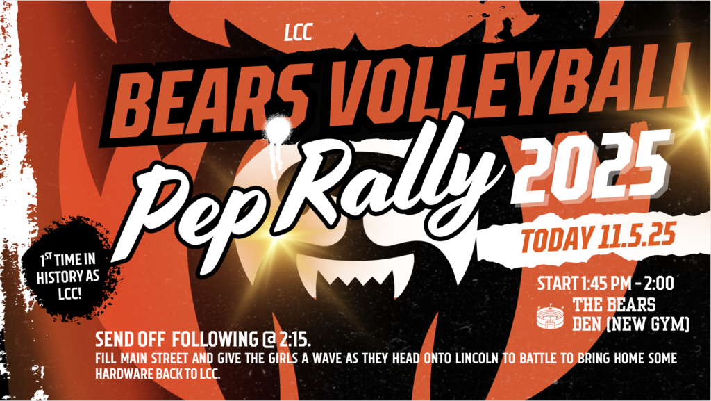 pep rally flyer