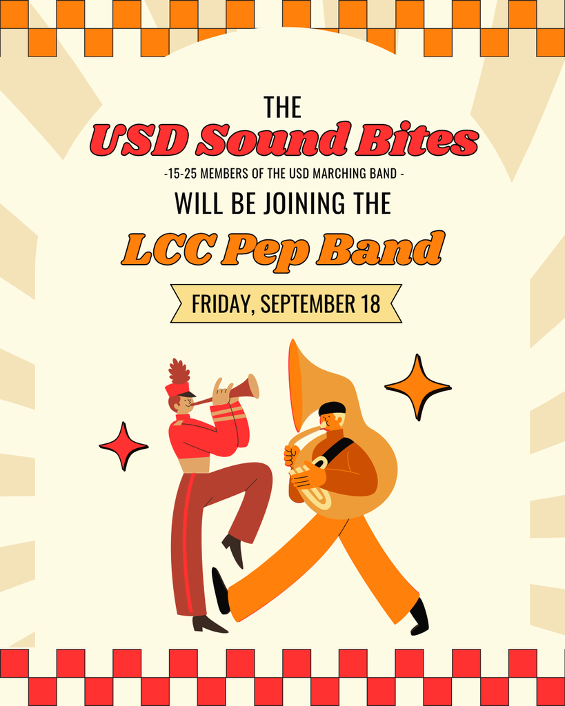 USD Sound Bites joining the LCC Pep Band