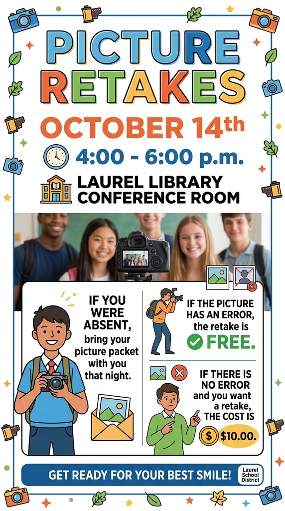 picture retake flyer