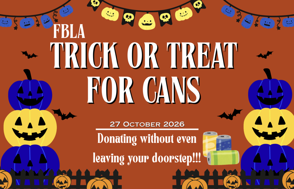 FBLA Trick or Treat for Cans