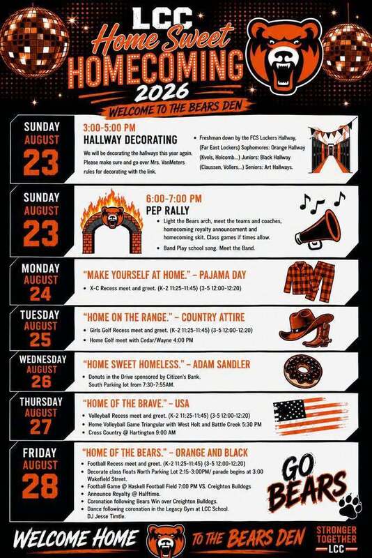 homecoming activities