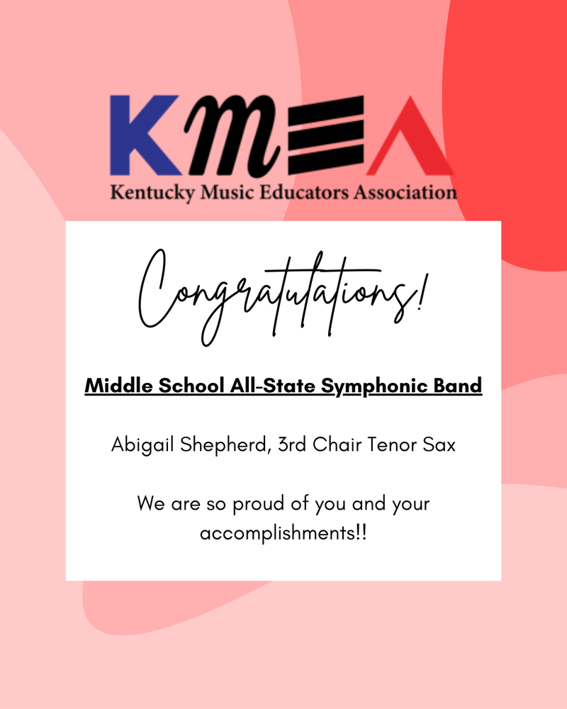 all-state symphonic band announcement