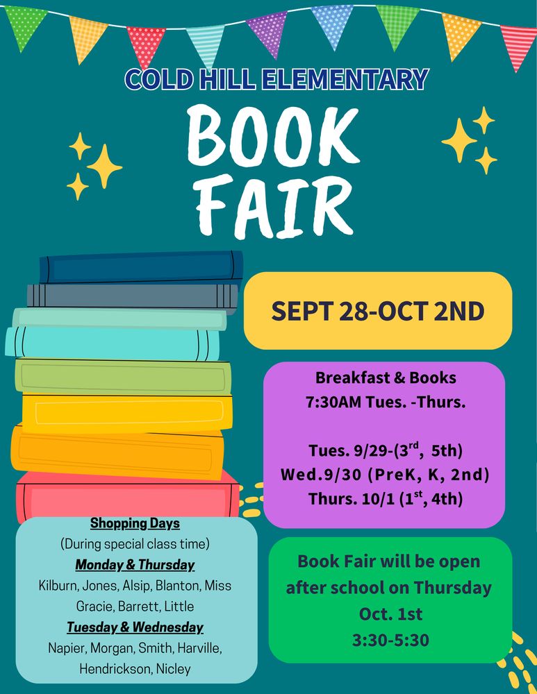 Book Fair Sept 28-Oct. 2