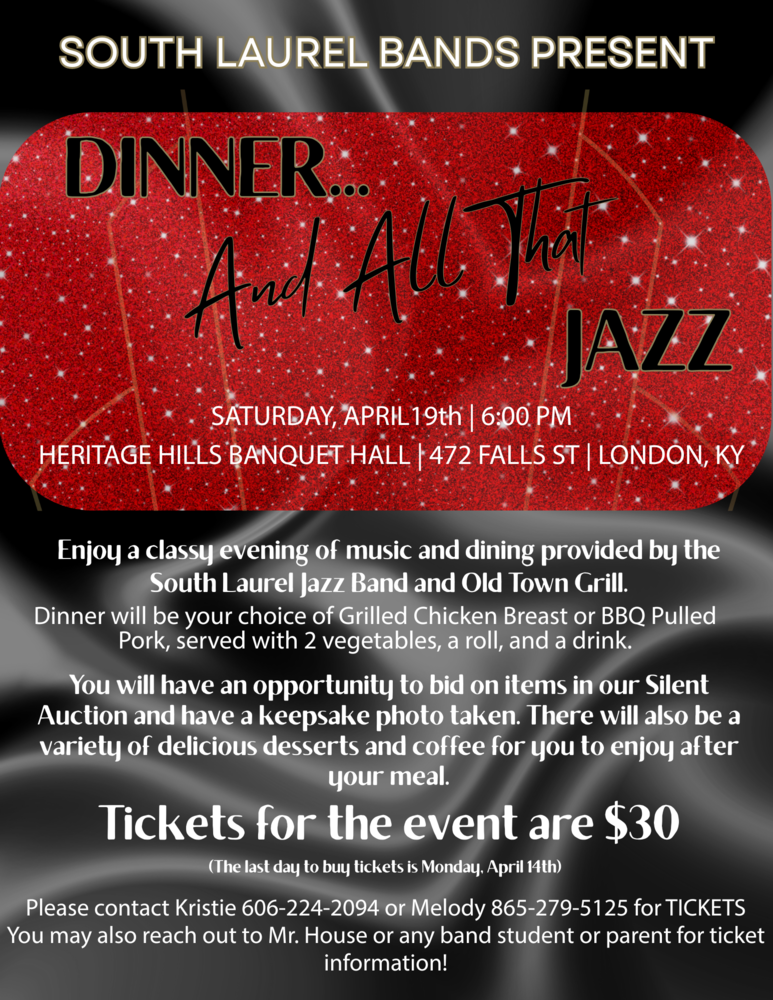 SL band jazz dinner fundraiser