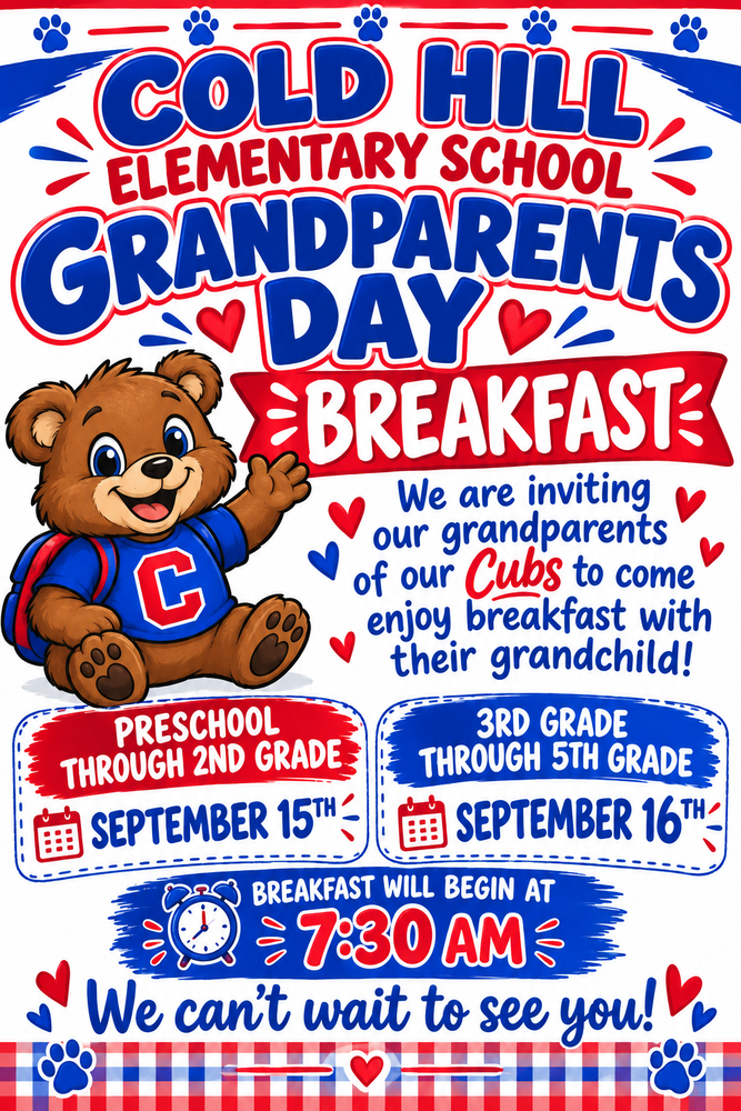 grandparents breakfast sept. 15 and 16th
