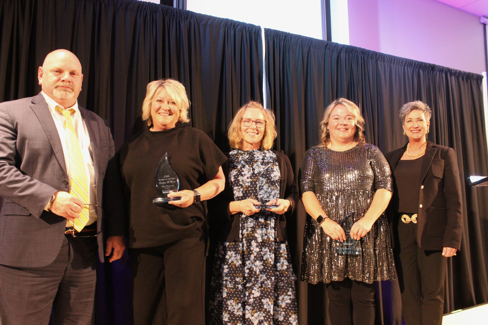 Teacher of the Year honorees with Superintendents