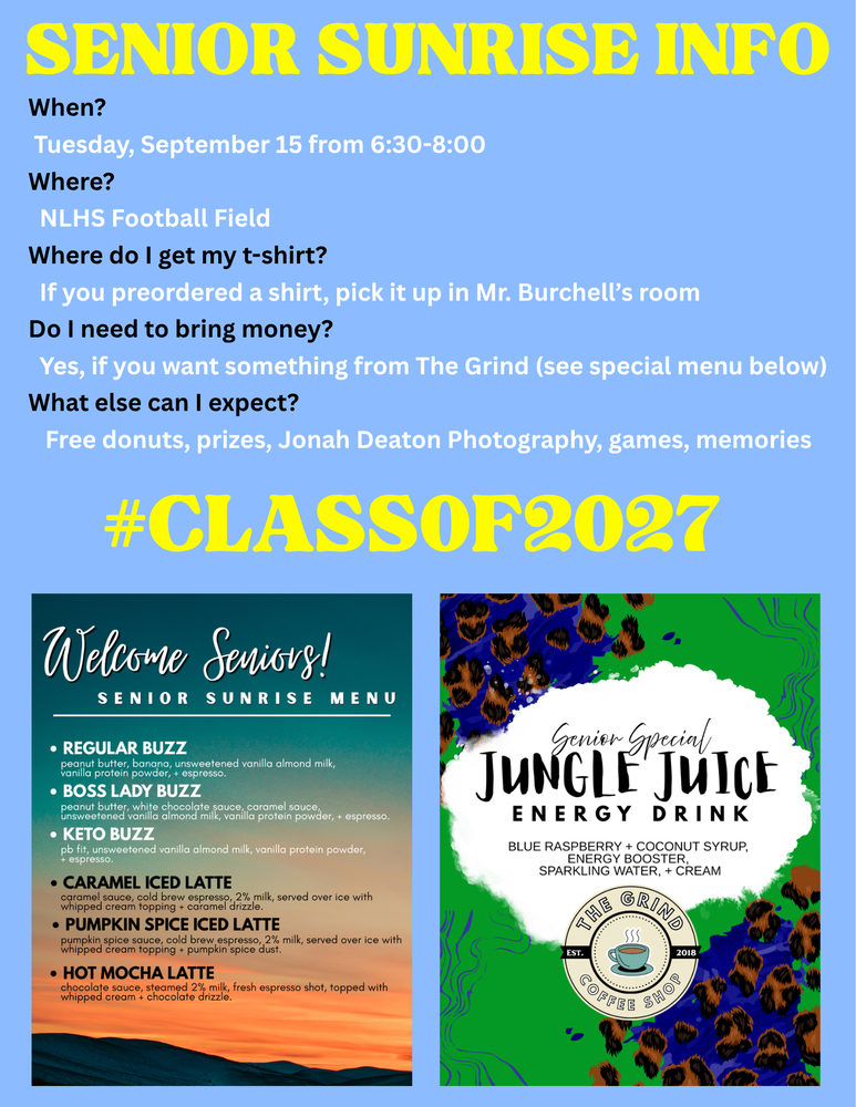 Senior Sunrise Info