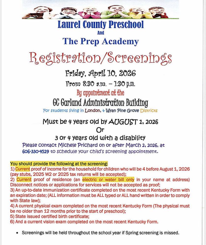 Kindergarten Registration