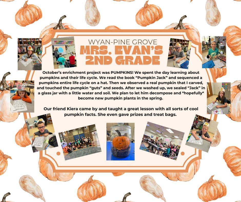 Mrs. Evan's 2nd Grade