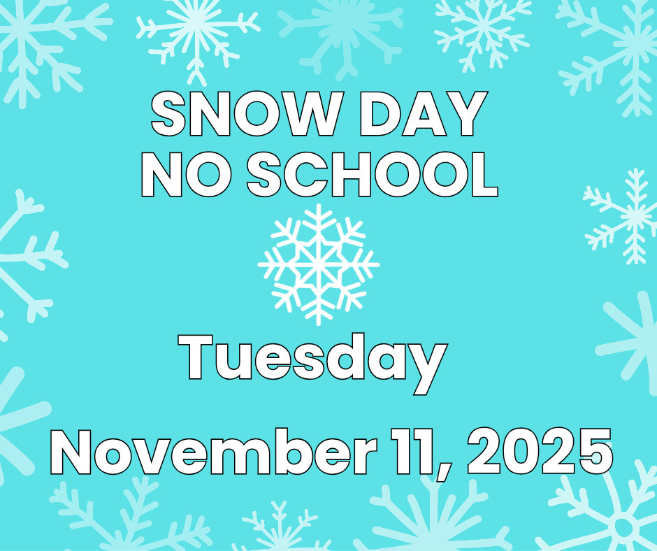 Snow Day- No School
