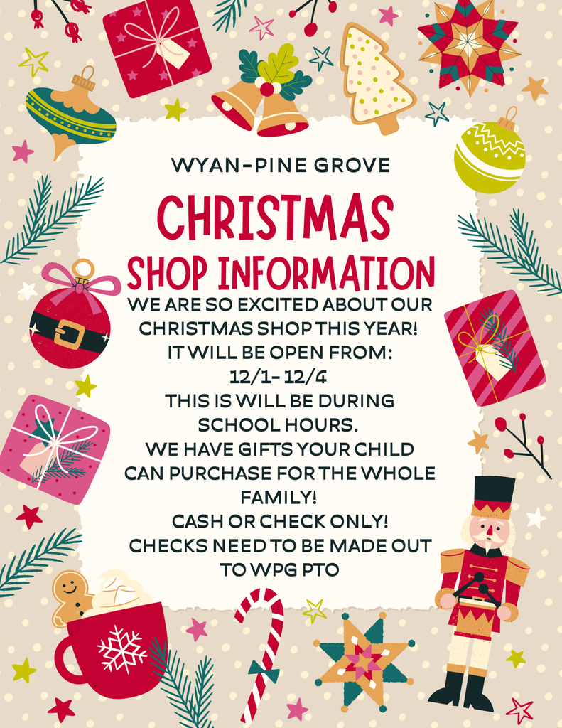 Christmas Shop Information 