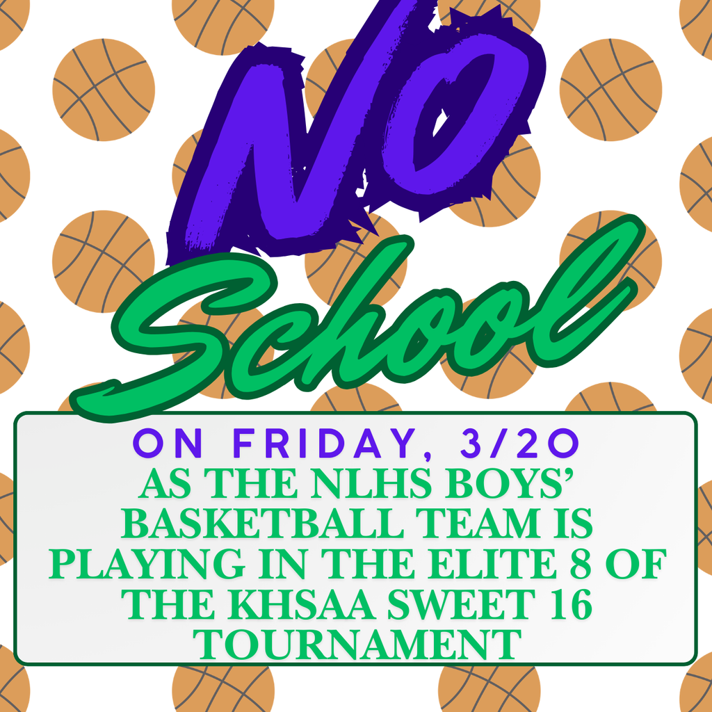 No School Friday March 20th