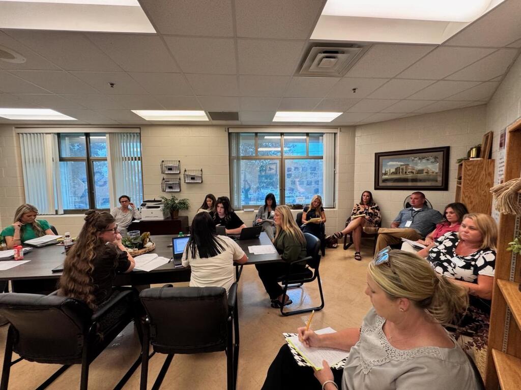 PLC session at London Elementary