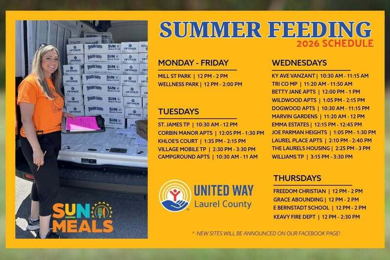 UW Summer Feeding Schedule