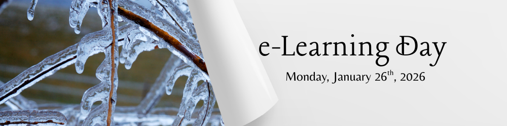 E-Learning Day due to Weather