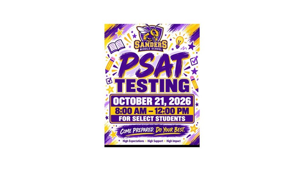 PSAT Testing Color Graphic