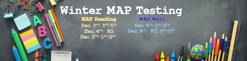 Winter Map testing dates