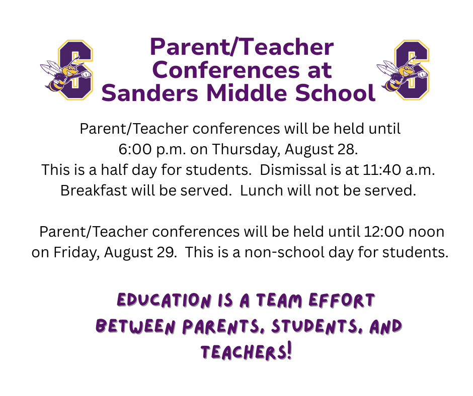 Parent/Teacher Conference Announcement