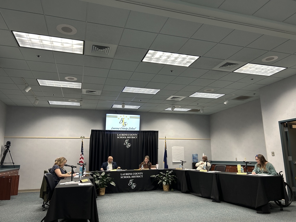 Laurens 55 School Board Work Session